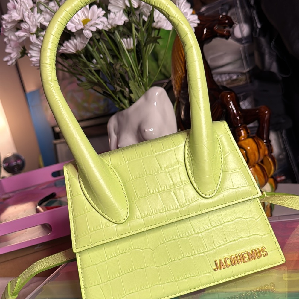 Jacquemus Lime Green Mini Bag